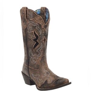 NWOT Laredo Women's Lucretia Leather Cowboy Boots